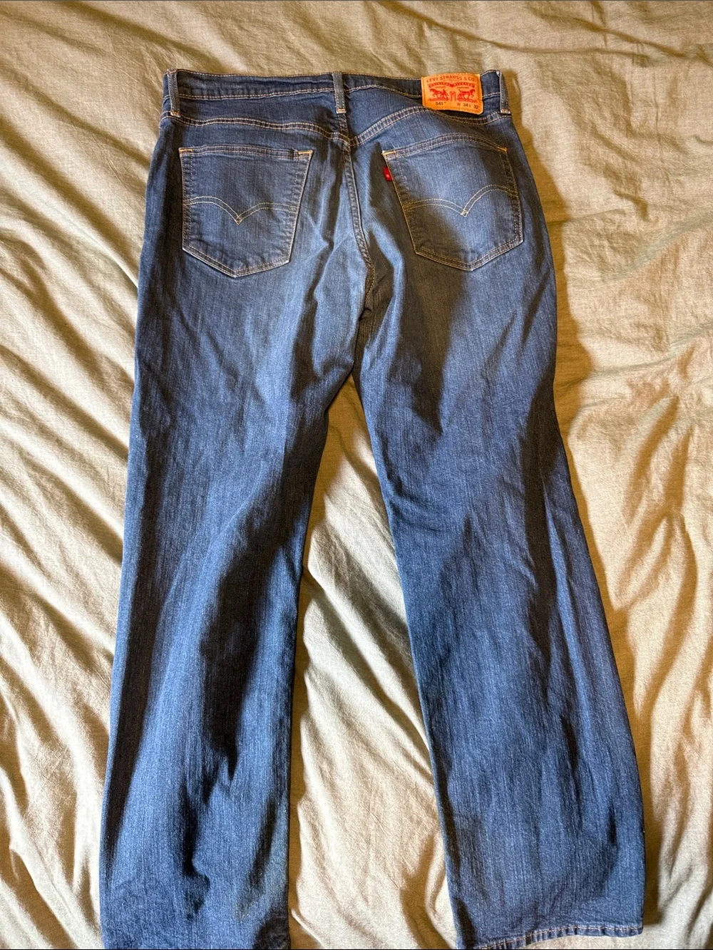 Levi's Men's Straight Jeans in Blue Wash